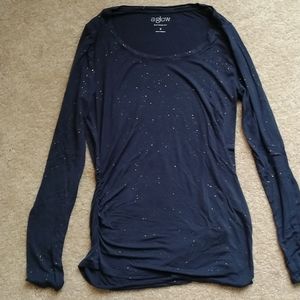 Like new Small Navy/gold Maternity Longsleeve